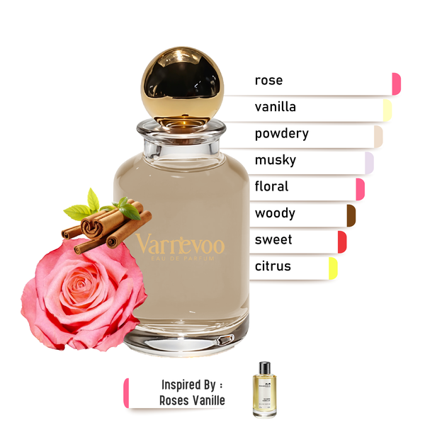 Vanille des Roses – Luxury Unisex Scent Inspired by Roses Vanille